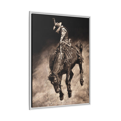 "Giddy Up" Framed Canvas