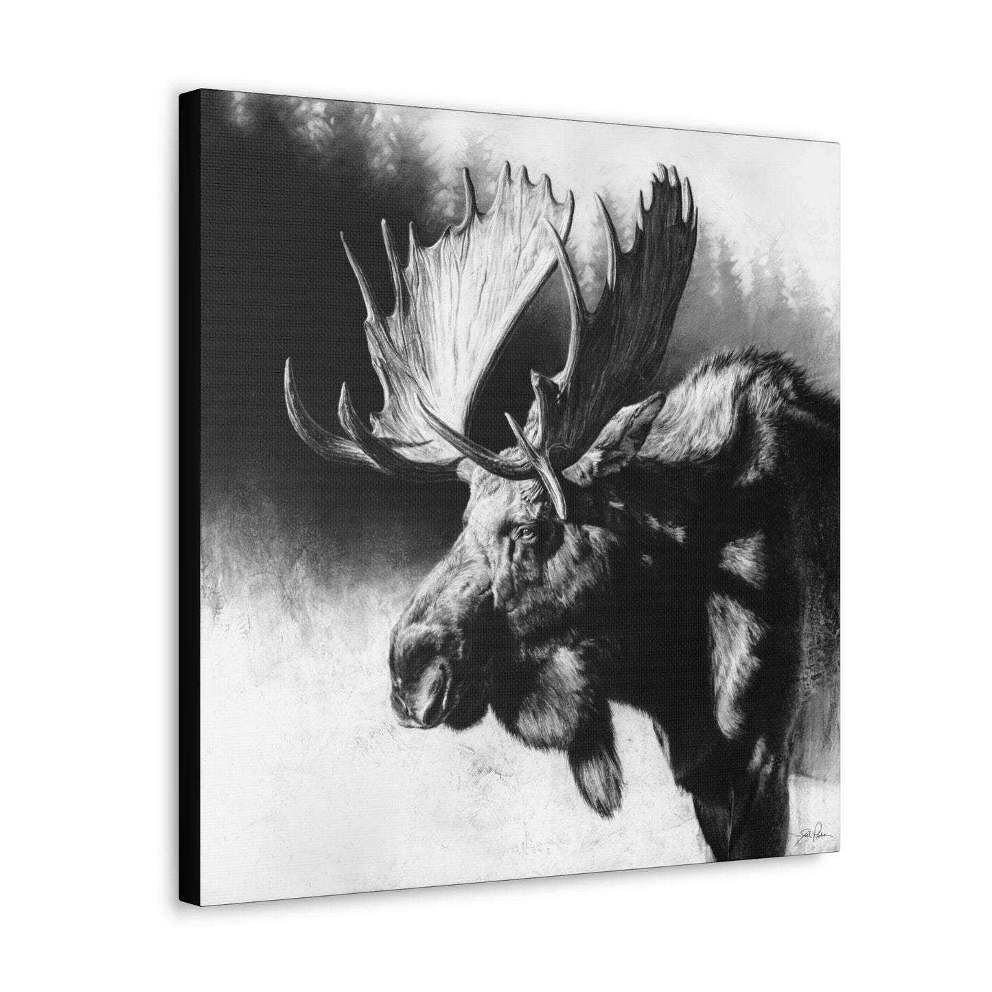 "Formida-bull" Gallery Wrapped Canvas