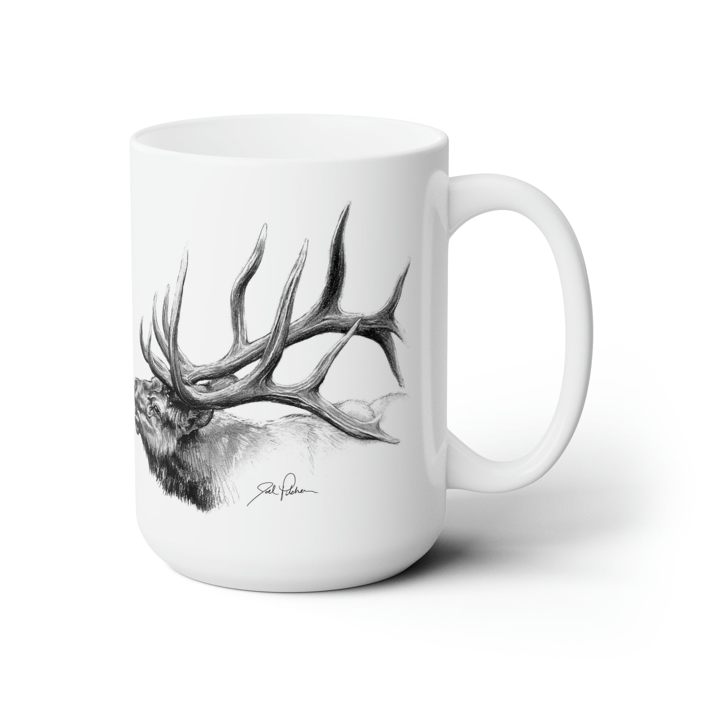 Elk Sketch Mug