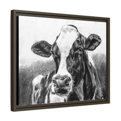 "Holstein" Framed Canvas
