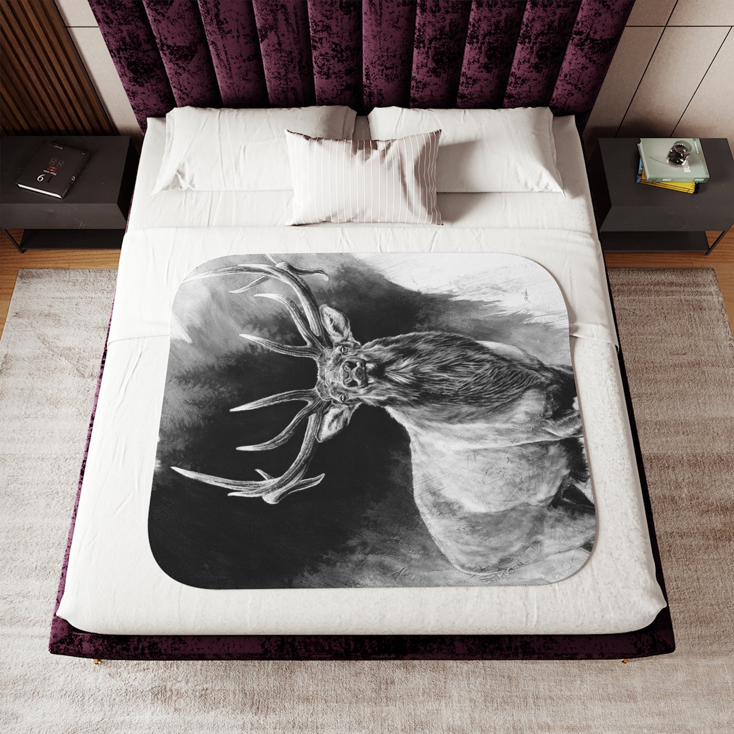 "Standing Tall" Sherpa Blanket.