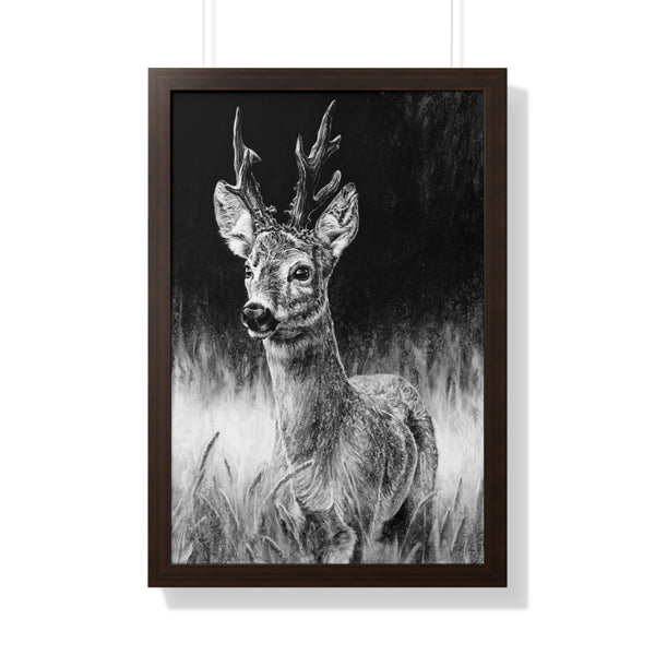 "Roe Deer" Framed Paper Print.