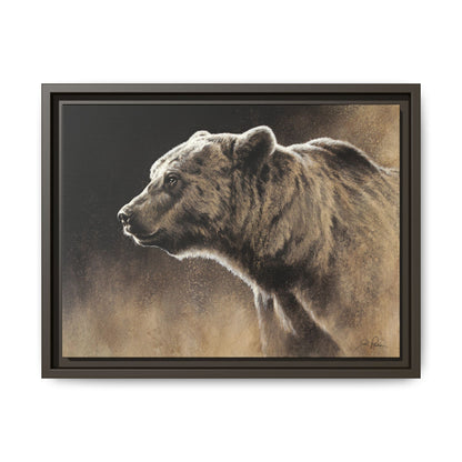 "Grizzly" Framed Canvas