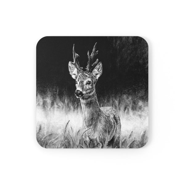 "Roe Deer" Cork Back Coaster.