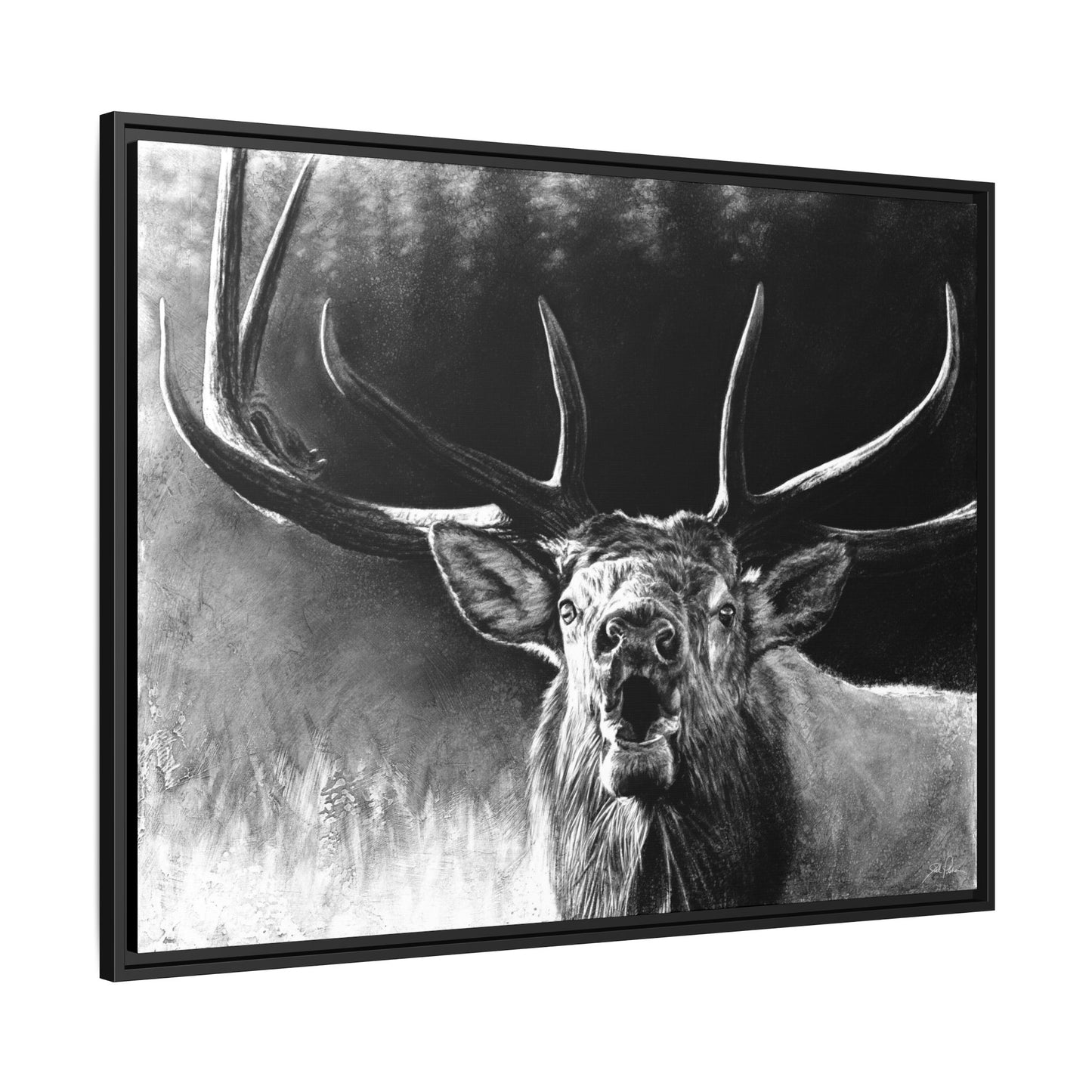 "Battle Cry" Framed Canvas