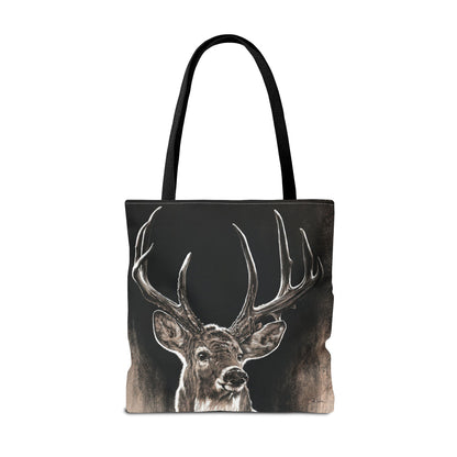 "Backlit Buck" Tote Bag