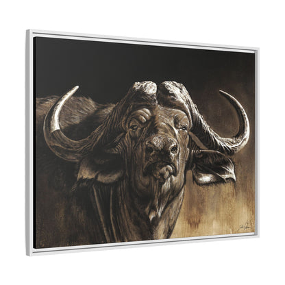 "Debt Collector" Framed Canvas