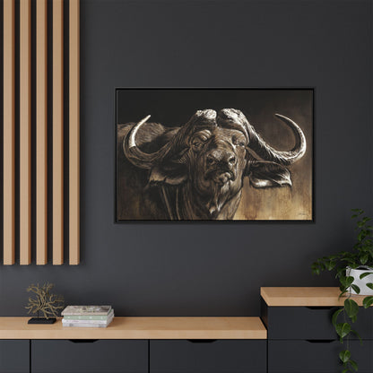 "Debt Collector" Framed Canvas
