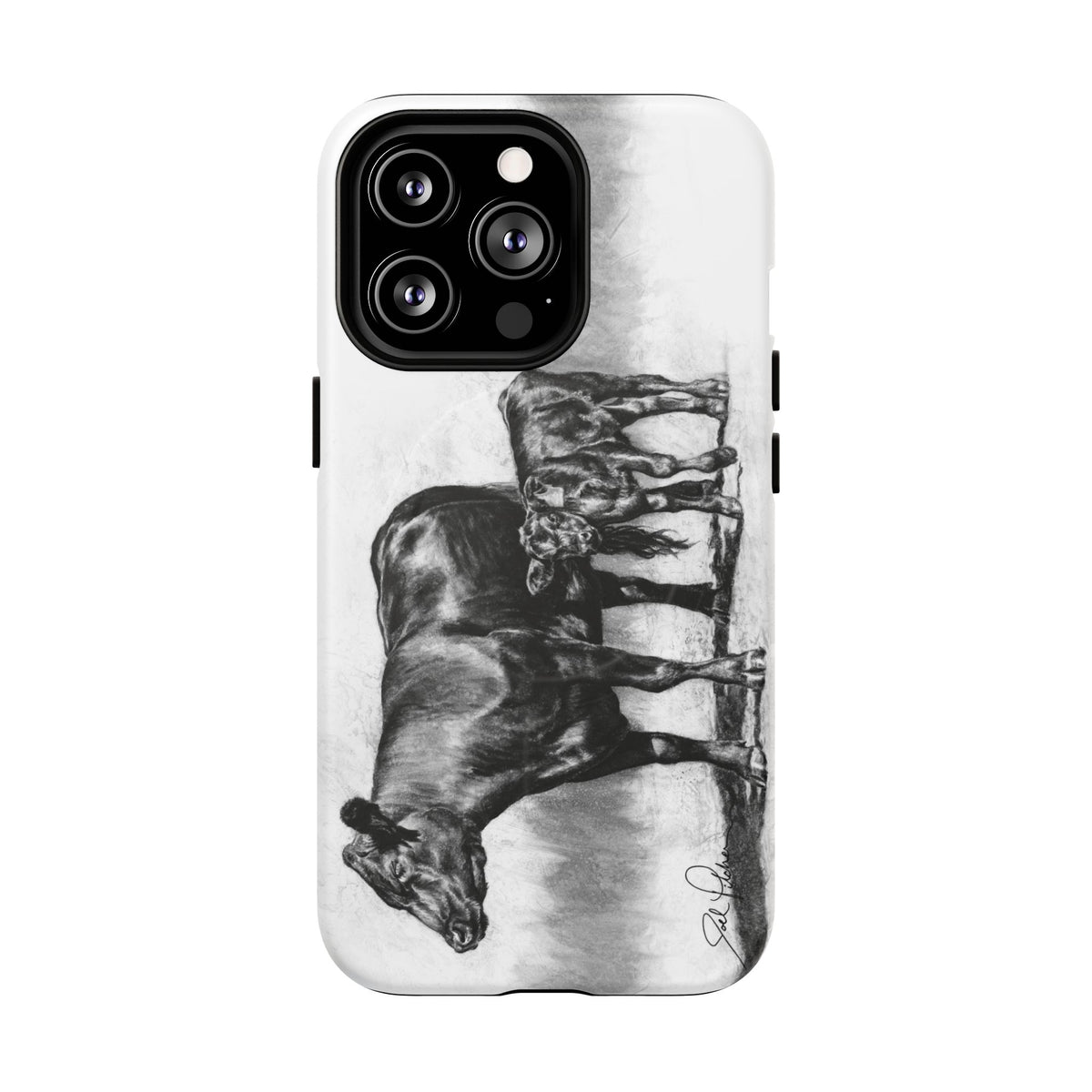 "Mama Cow & Calf" Magnetic Tough Case