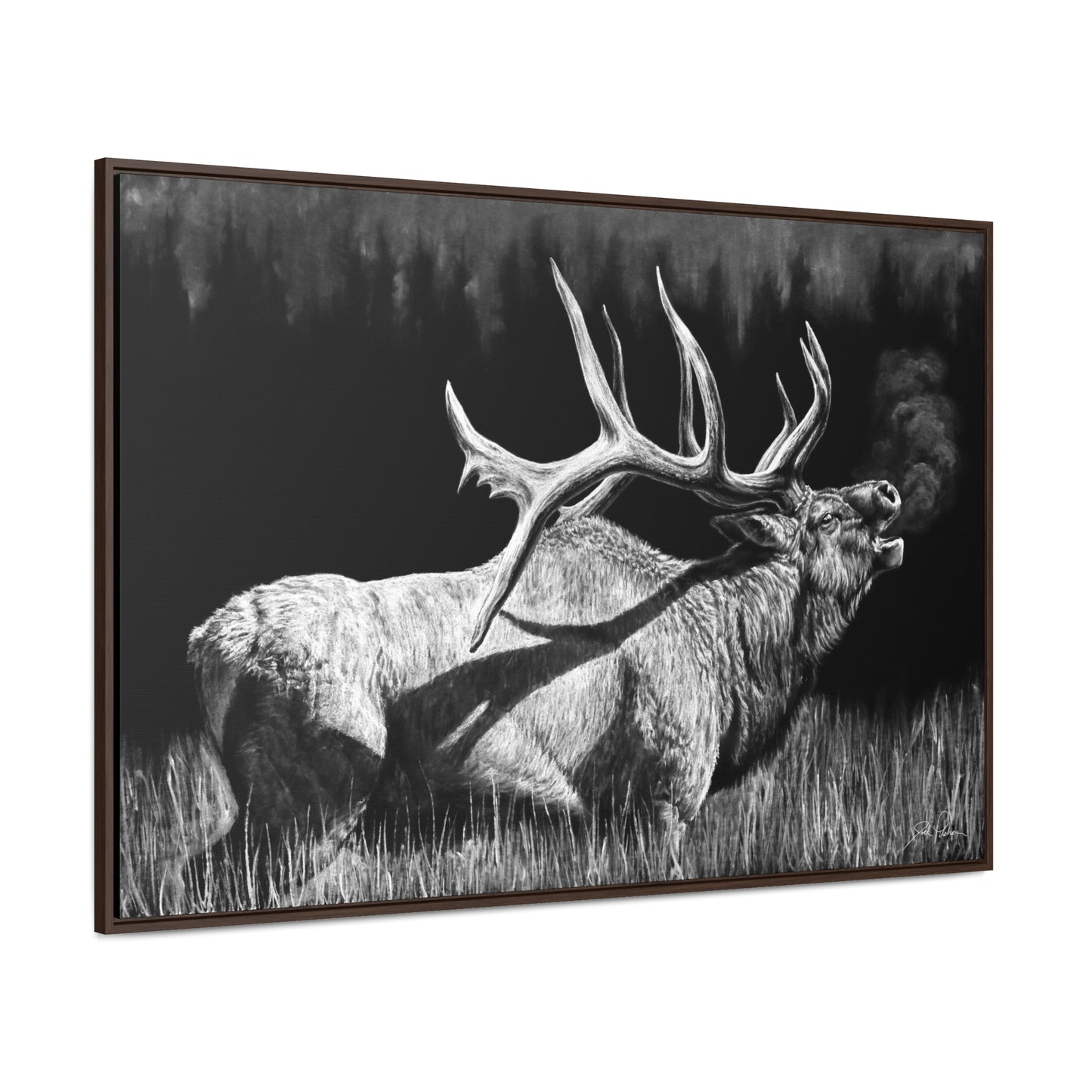 "Firebull" Gallery Wrapped/Framed Canvas