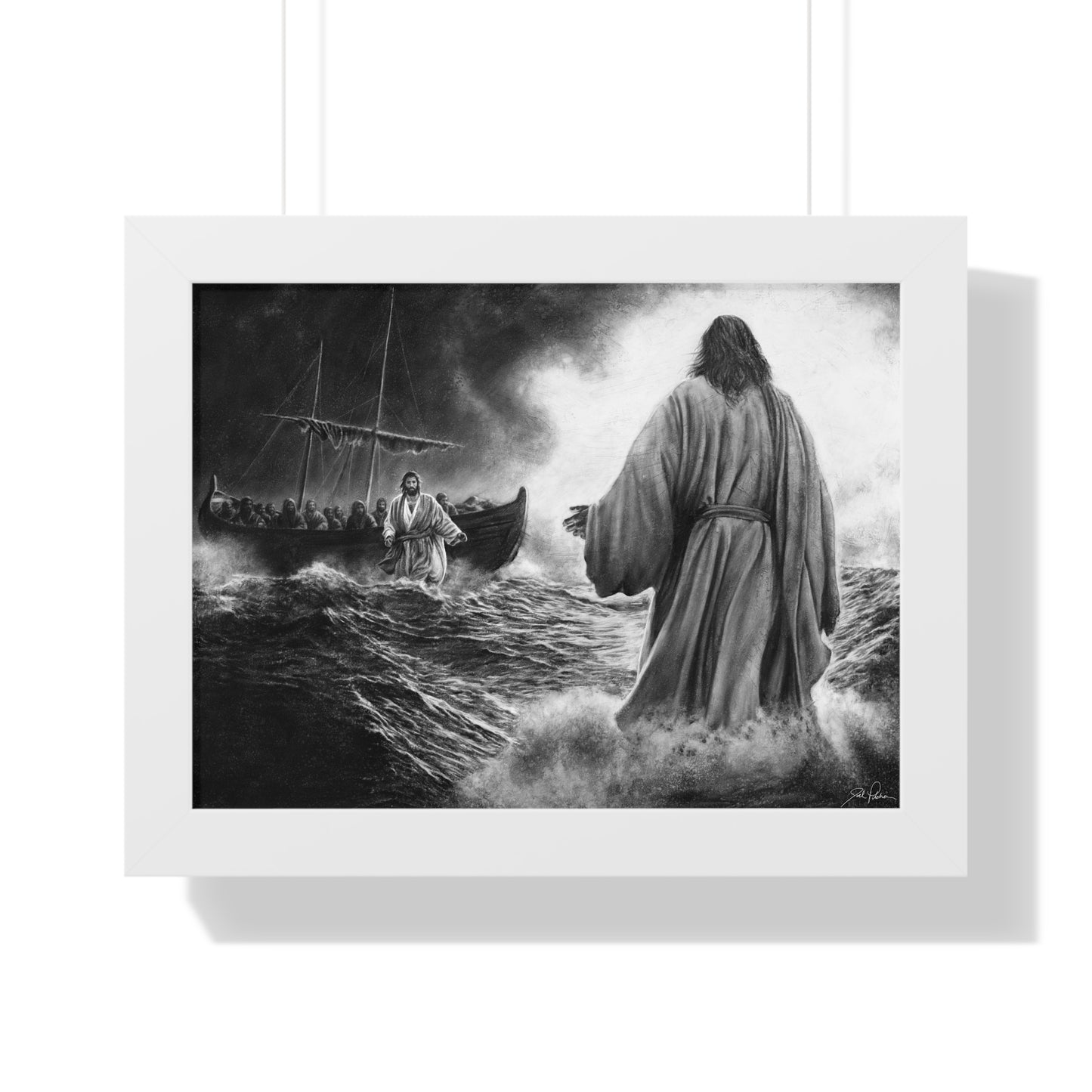 "Be Not Afraid" Framed Paper Print