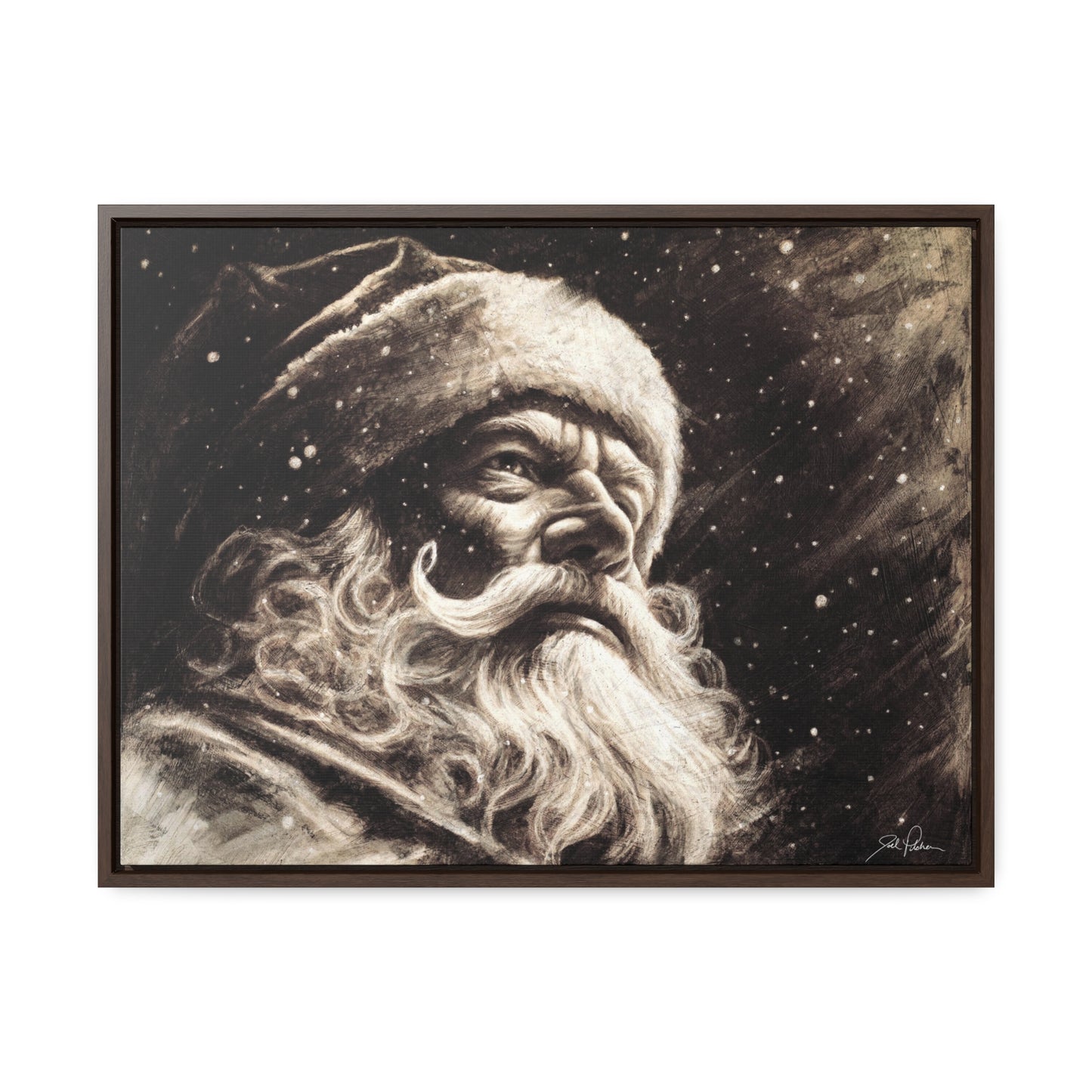 "Kris Kringle" Gallery Wrapped/Framed Canvas