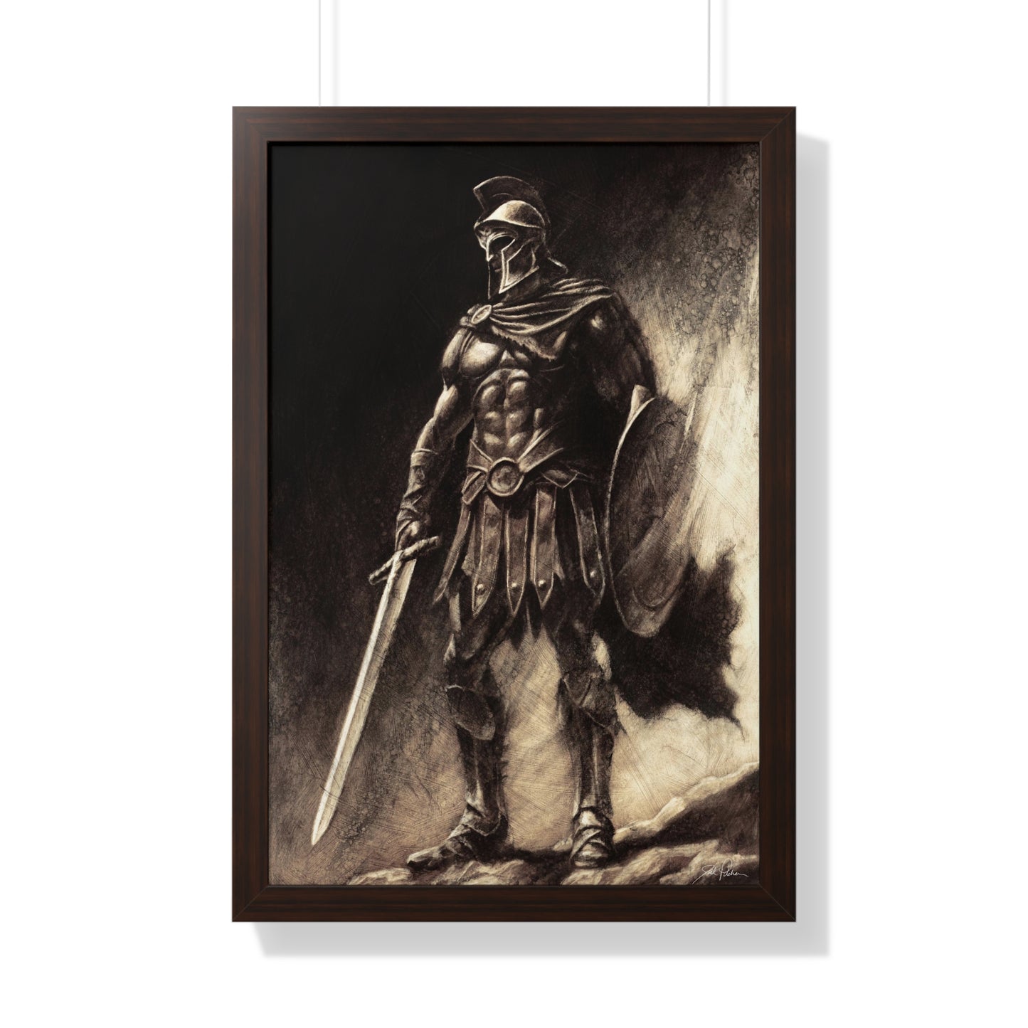 "Armor of God" Framed Paper Print