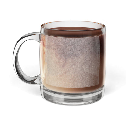 Unique Engraved Glass Coffee Mug, Personalized Drinkware for Home, Gifts for Coffee Lovers, Custom Engagement Gift, Artistic Mug