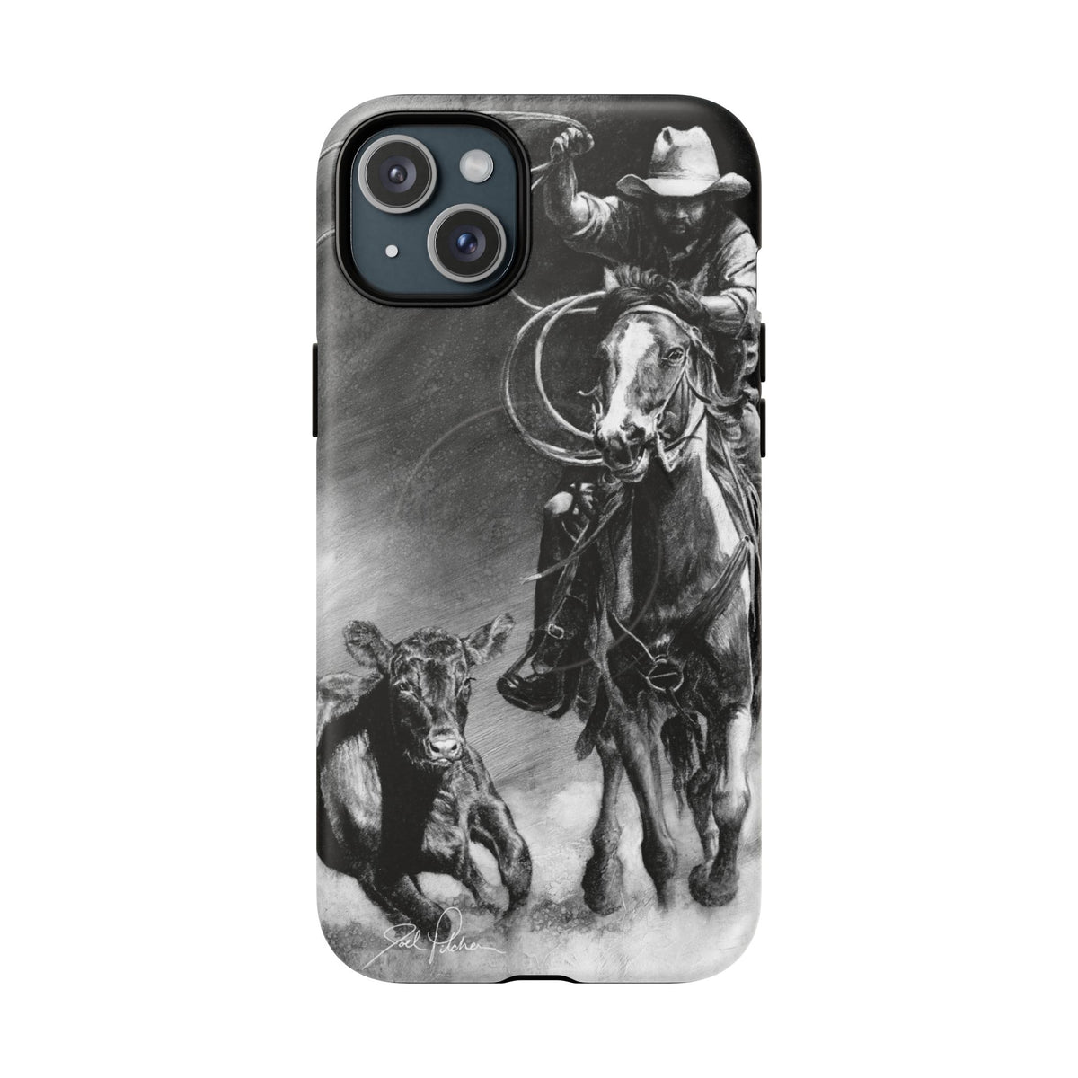 "Calf Roping" Magnetic Tough Case