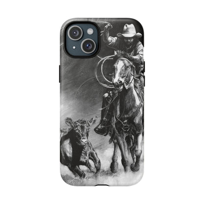 "Calf Roping" Magnetic Tough Case