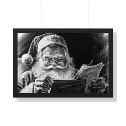 "Dear Santa" Framed Paper Print