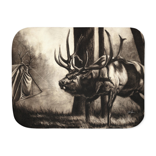 "Family Ties" Sherpa Blanket.