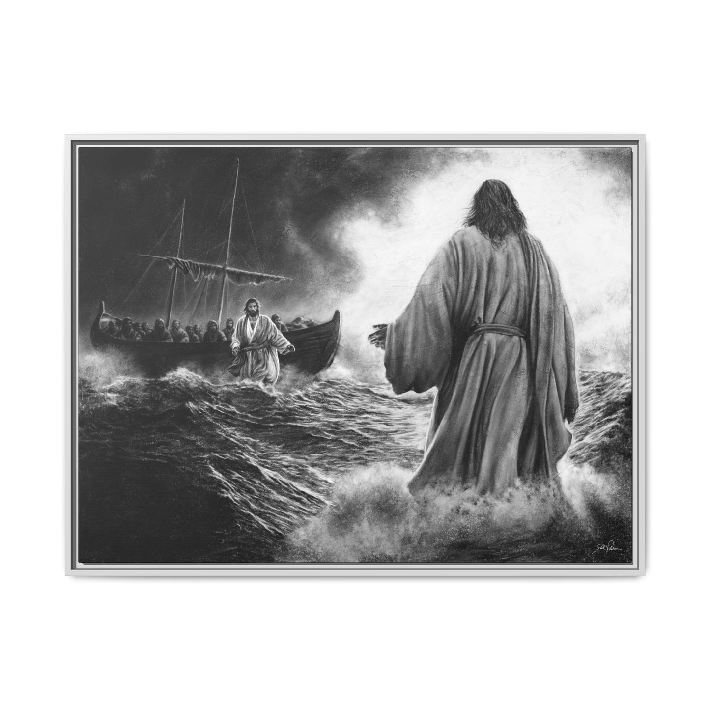 "Be Not Afraid" Framed Canvas