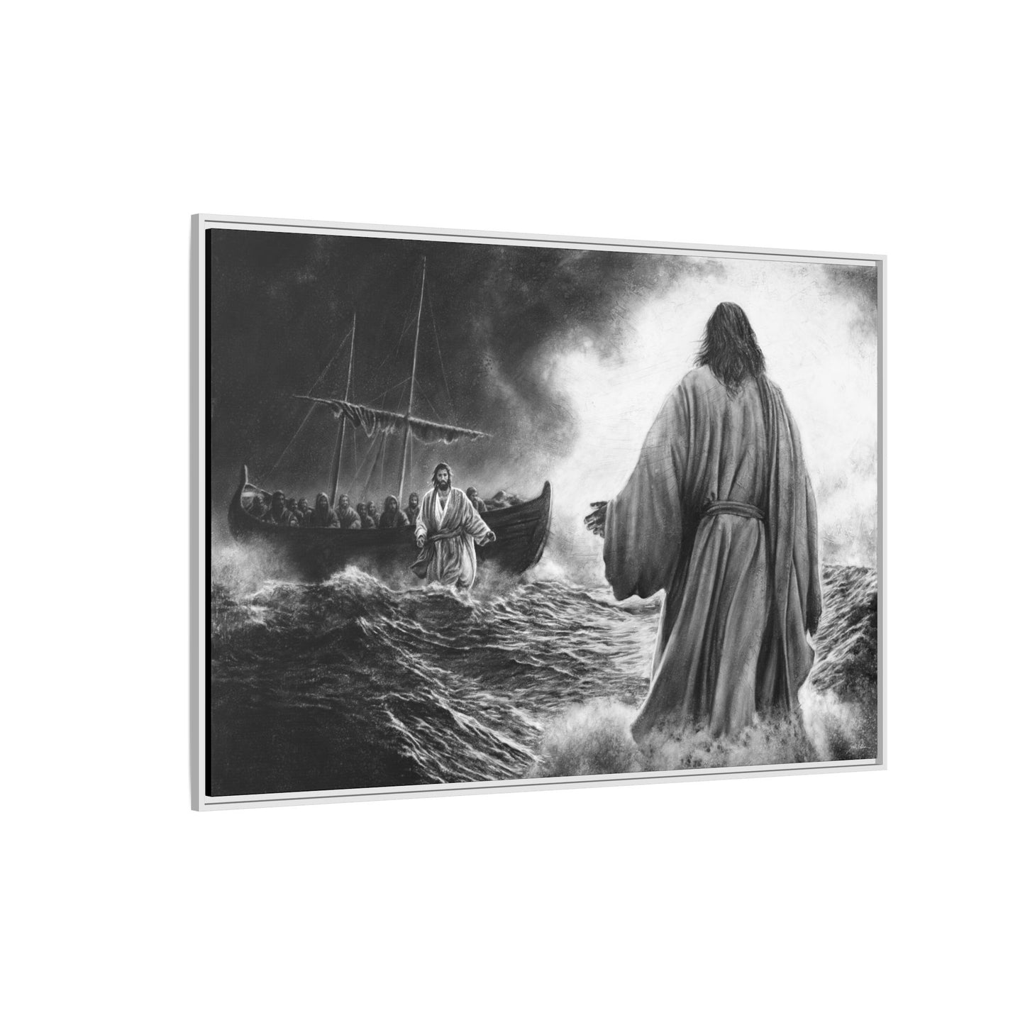 "Be Not Afraid" Framed Canvas