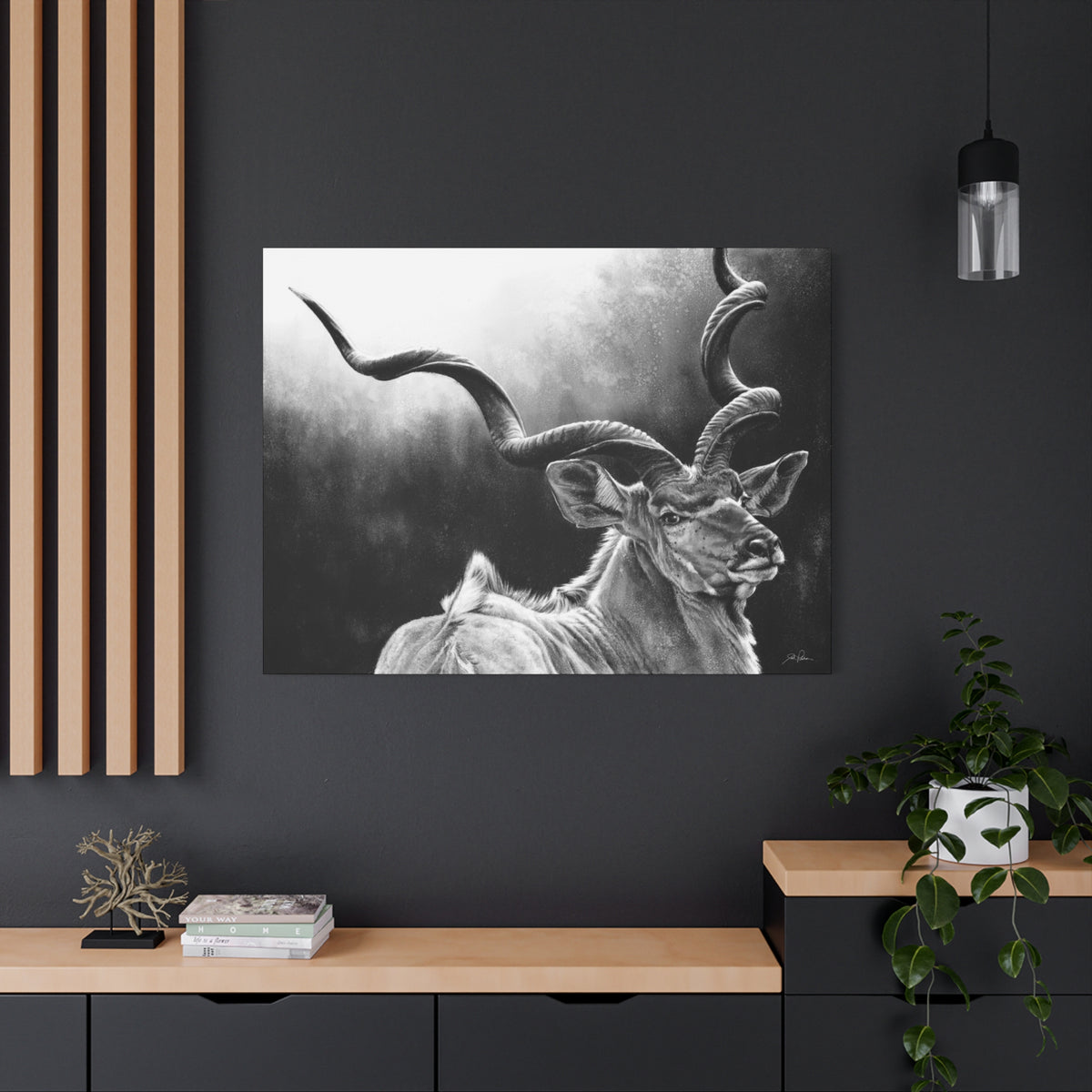 "Kudu" Stretched Canvas