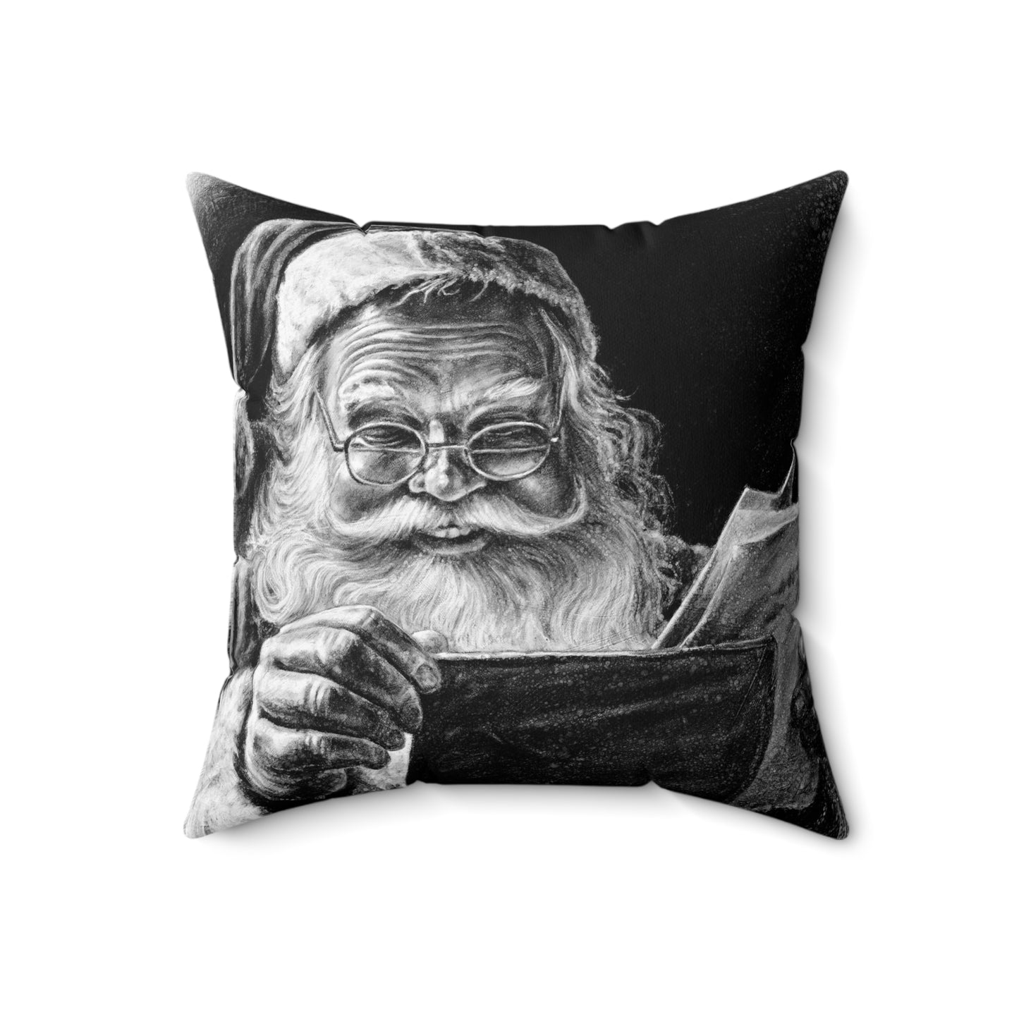"Dear Santa" Square Pillow.