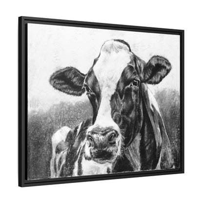 "Holstein" Framed Canvas