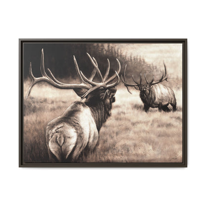"Ready to Rumble" Framed Canvas