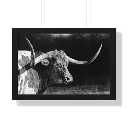 "Longhorn II" Framed Paper Print