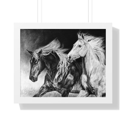 "Dynamic Duo" Framed Paper Print