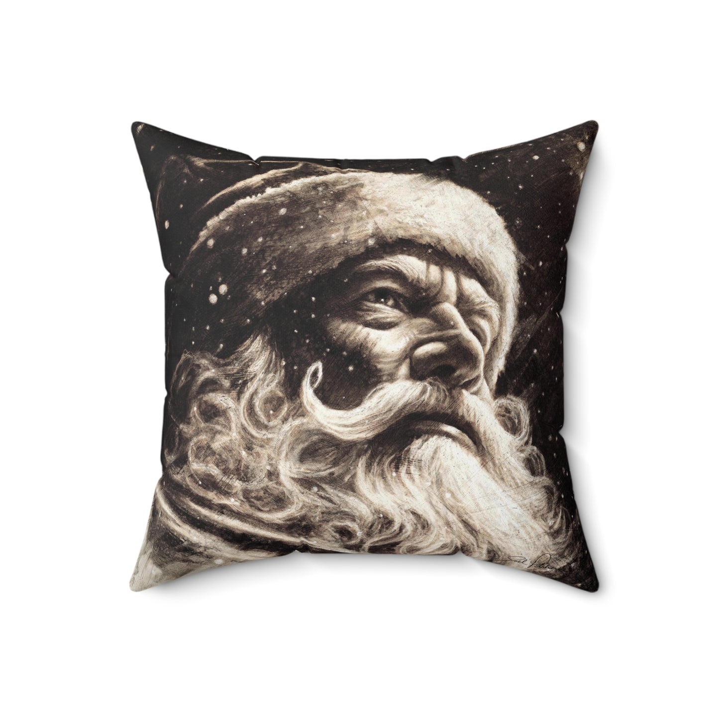 "Kris Kringle" Square Pillow