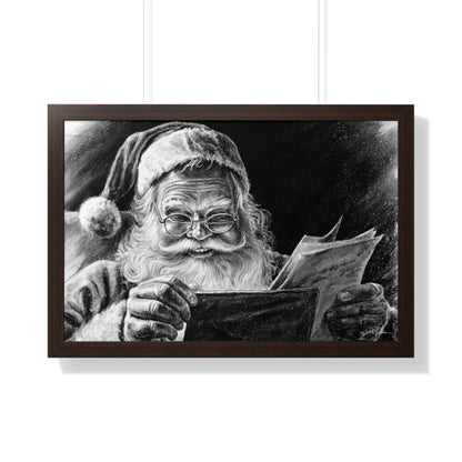 "Dear Santa" Framed Paper Print