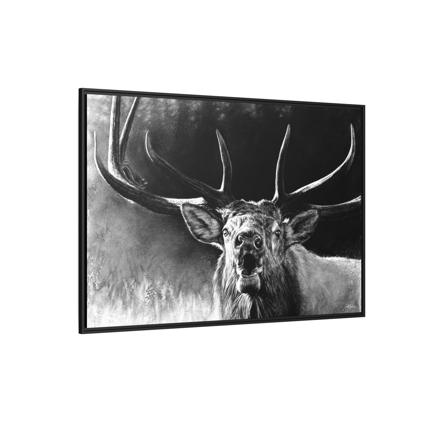 "Battle Cry" Framed Canvas