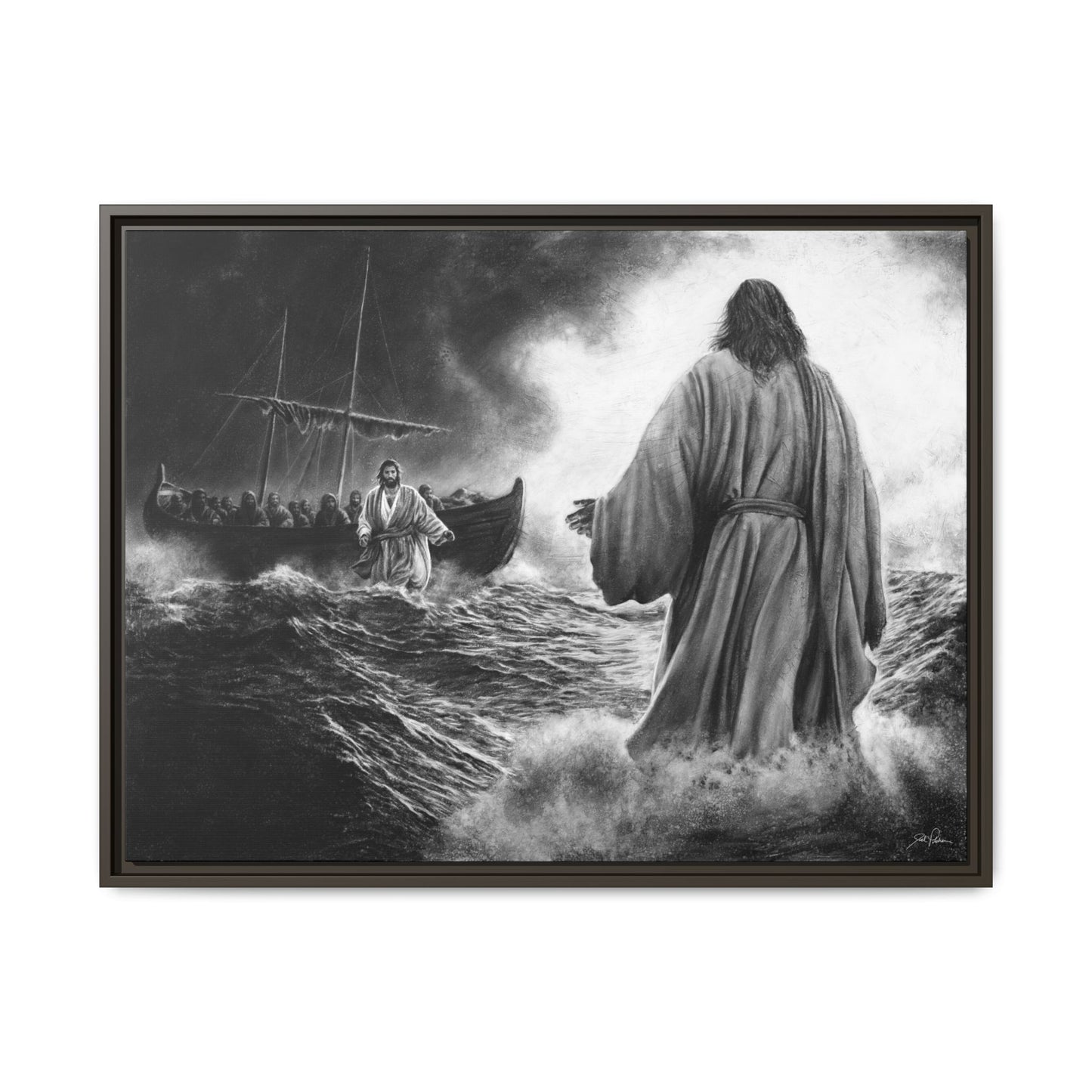 "Be Not Afraid" Framed Canvas