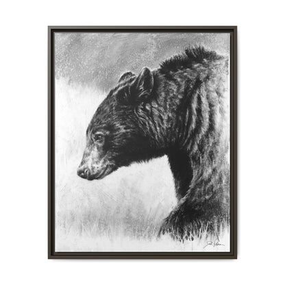 "Burly Bear" Framed Canvas
