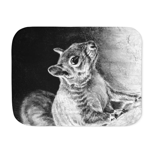 "Squirrel" Sherpa Blanket.