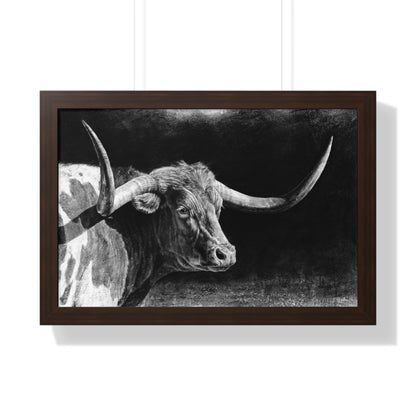 "Longhorn II" Framed Paper Print