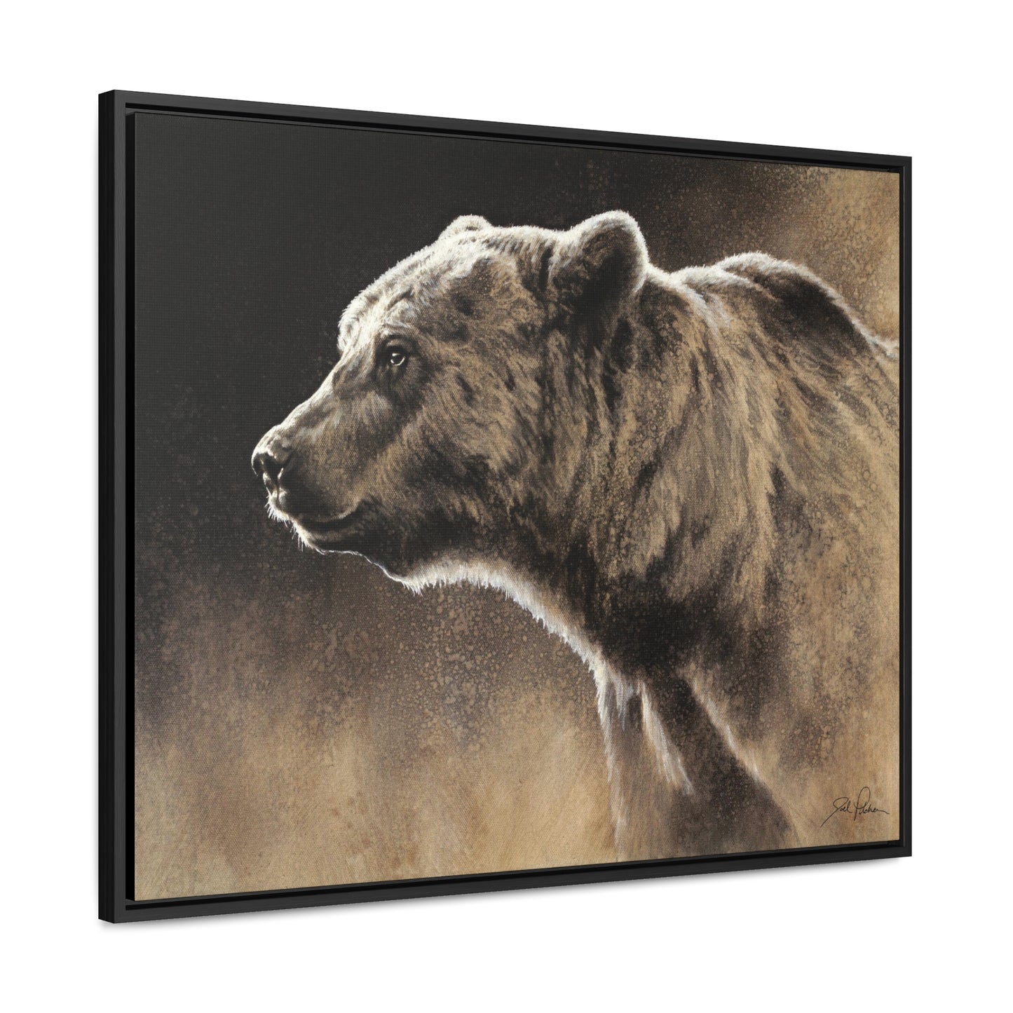 "Grizzly" Gallery Wrapped/Framed Canvas