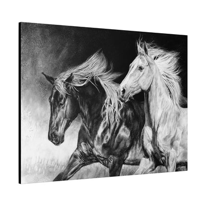 "Dynamic Duo" Stretched Canvas