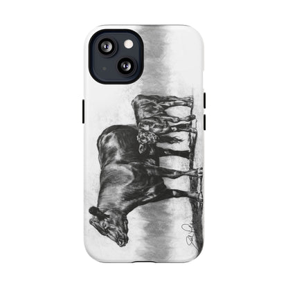 "Mama Cow & Calf" Magnetic Tough Case