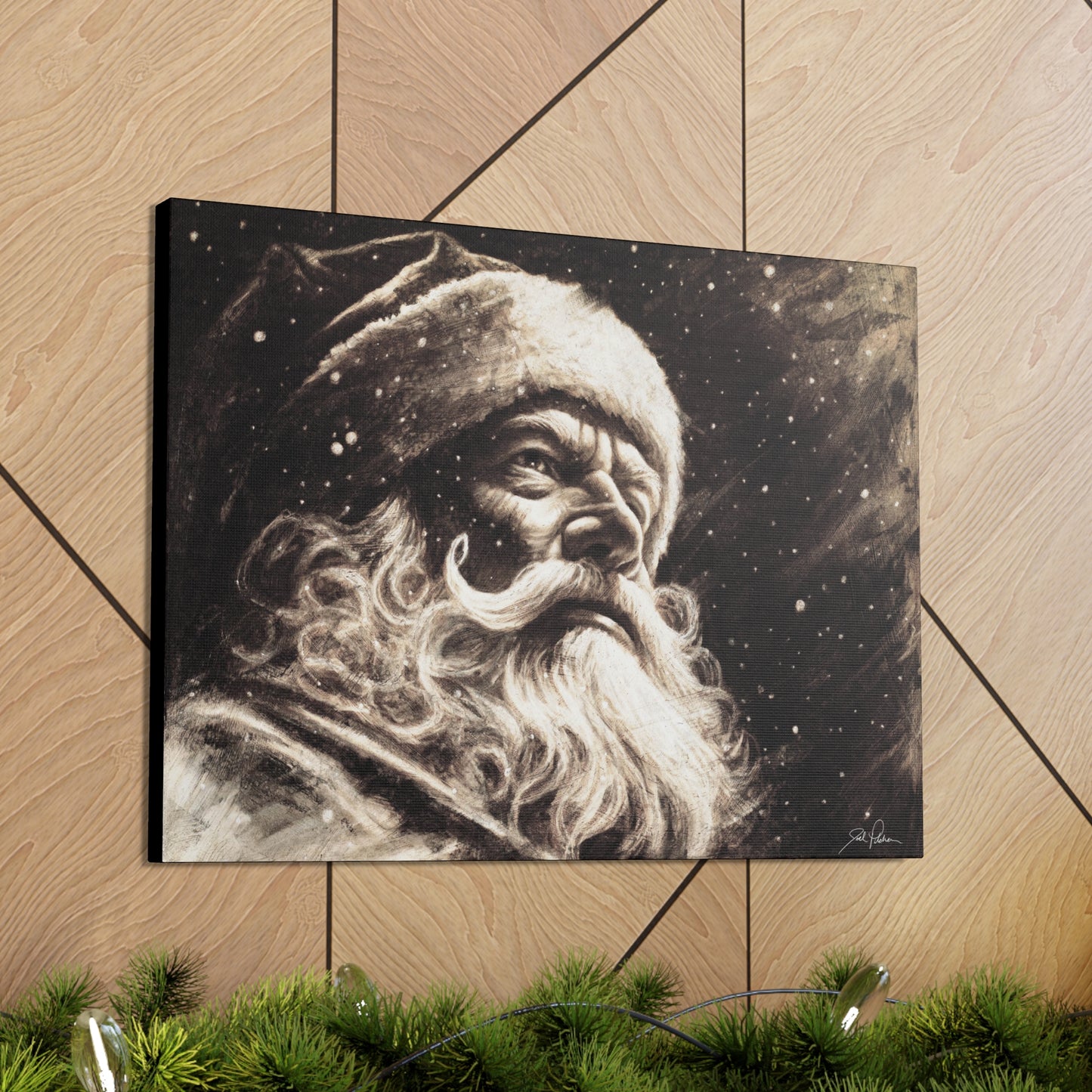 "Kris Kringle" Gallery Wrapped Canvas.