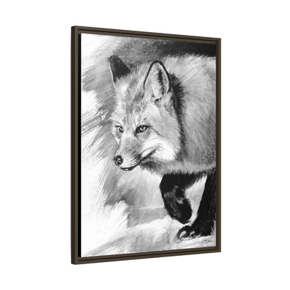 "Fox" Framed Canvas