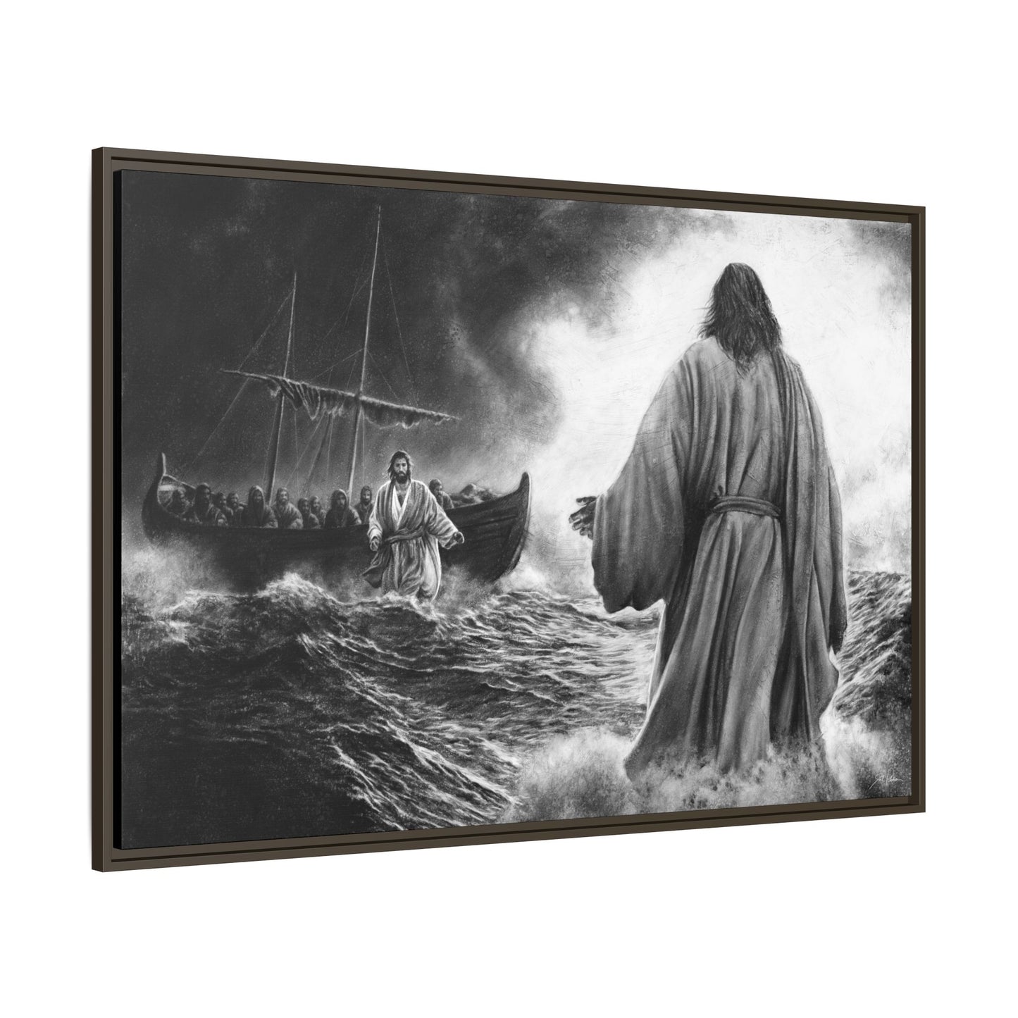 "Be Not Afraid" Framed Canvas