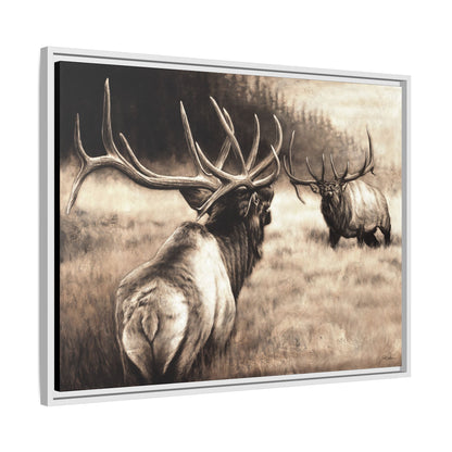 "Ready to Rumble" Framed Canvas