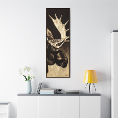 "Mighty Moose" 20x60 Gallery Wrapped/Framed Canvas