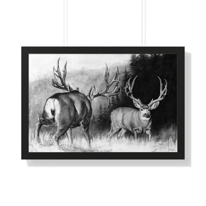 "Face Off" Framed Paper Print