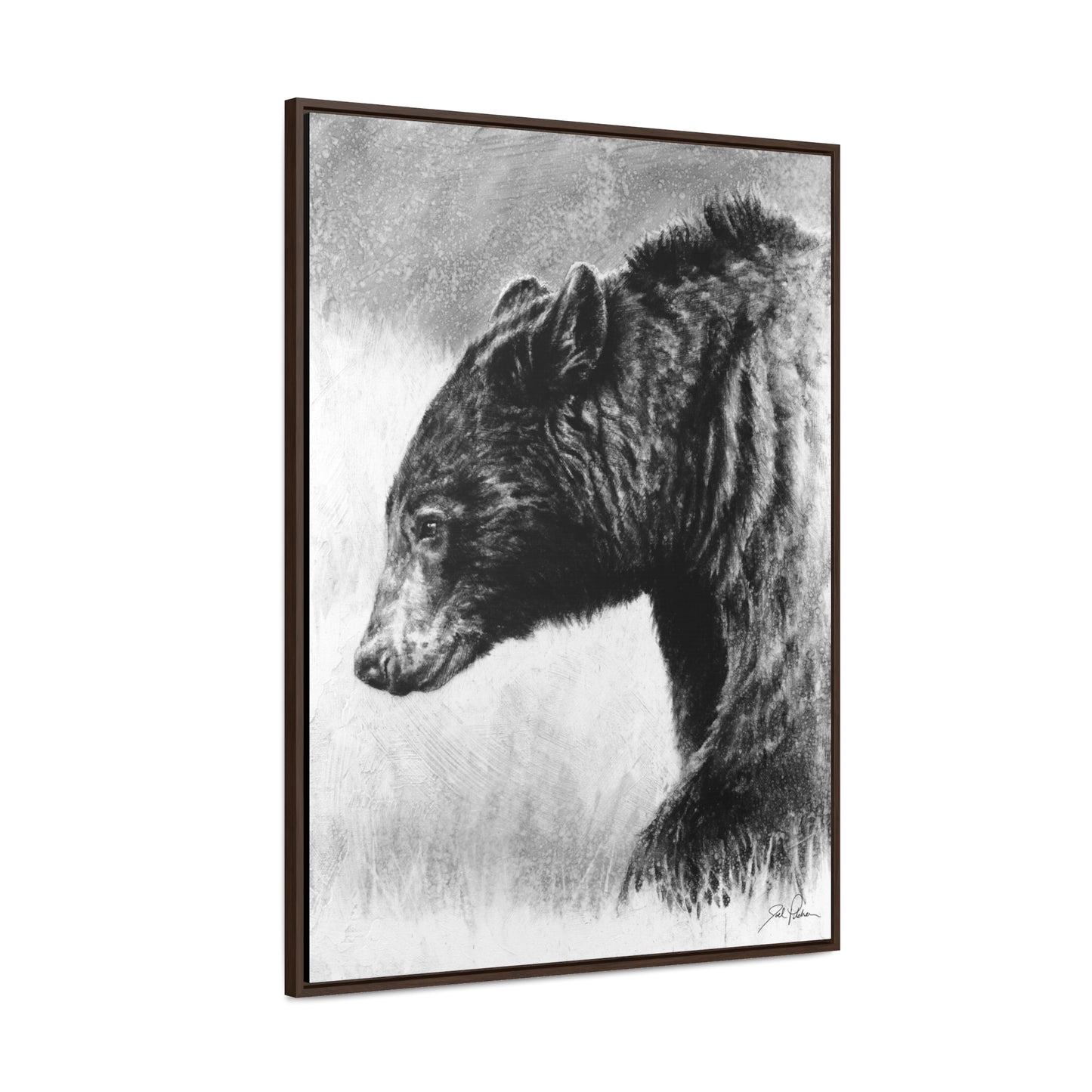 "Burly Bear" Gallery Wrapped/Framed Canvas