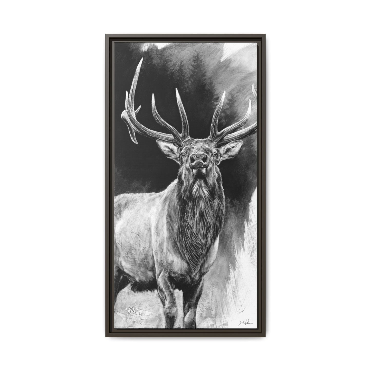 "Standing Tall" Framed Canvas