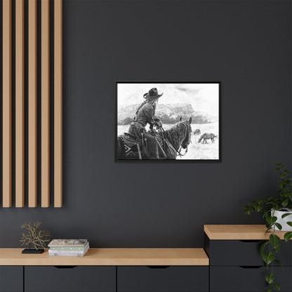 "Bridles and Braids" Framed Canvas