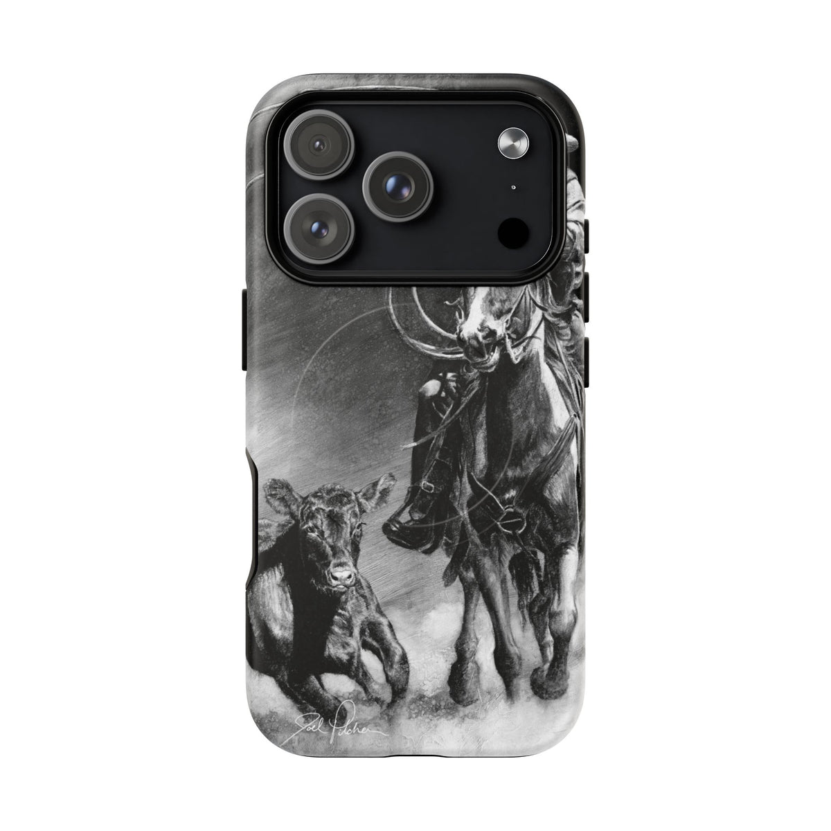 "Calf Roping" Magnetic Tough Case